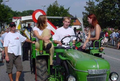 Der Treckerfahrer auf seinem FENDT-Trecker